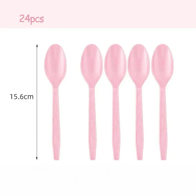 Light Pink Party Supplies Disposable Dinnerware Set Include Plates and Cups Napkins Tablecloth for Birthday Party Decorations Good Vibrations