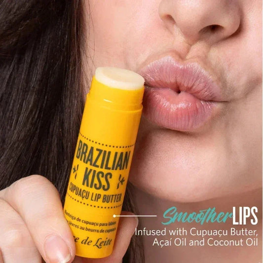 Lip Balm Brazil Kiss Lip Gloss Long Lasting Moisturize Lipstick Anti Drying Reducing Lip Lines Deep Nourishing Lip Care Makeup Good Vibrations