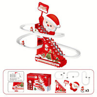 Stairs, slides, Santa Claus toys, Christmas decorations, the best gift for children during Christmas Good Vibrations