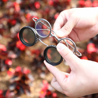 Customized  Magnetic Myopia  Clip on ND9 adjustable dimming sunglasses Good Vibrations