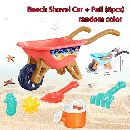 Children's beach toy sets: shovels, beach buckets, funnel tools, summer outdoor water play toys for babies Good Vibrations