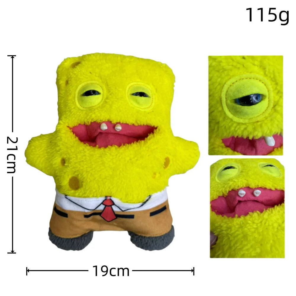 Fuggler Spongebob Squarepants Patrick Star Series Plush Toys Little Monsters Funny Ugly Monster Tooth Birthday Christmas Gift Good Vibrations