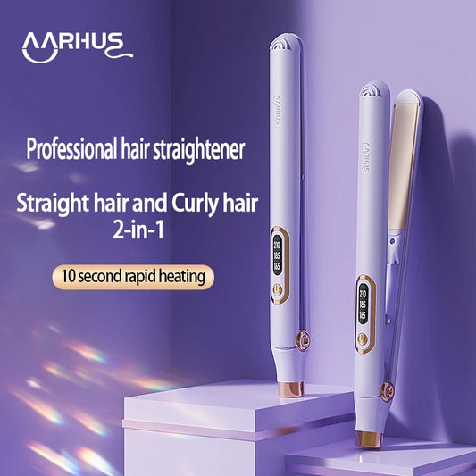 Professional Hair Straightener For Xiaomi Hot Comb Hair Style Tool Fast Heating Hair Iron Curler 2 in 1 Hairdressing Appliance Good Vibrations