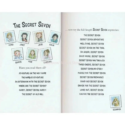 6 Books Enid Blyton The Secret Seven Adventure Detective Short Fiction Novel English Story Children's Literature libros Good Vibrations