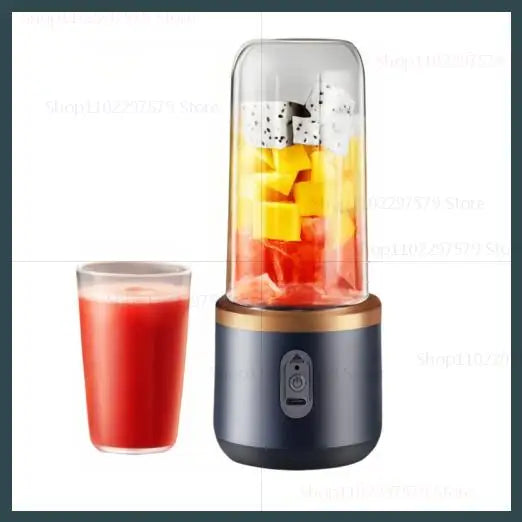 6 Blades Portable Blender 2Cups For Travel Portable Electric Juicer Mixer Usb Charge Fresh Fruit Juice Personal Blender Smoothie Good Vibrations