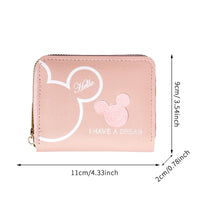 2024 new Japanese and Korean cute cartoon short wallet female mini large-capacity portable student zipper coin purse Good Vibrations