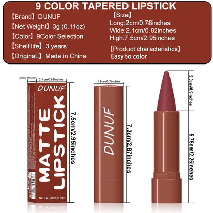 Gradient Lip Liner Pen with Matte Velvet Finish Smooth Application  Lipstick for Defined and Elegant Lips Good Vibrations
