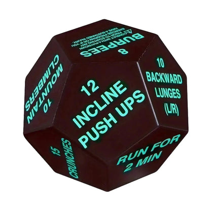 Fitness Game Dice PU Foam 12 Sides Rounded Numbers DiceEnjoy New Exercise Methods Anywhere Add Surprise Fun To Fitness Routine Good Vibrations