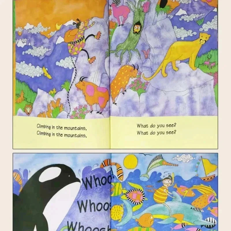 New 9 Books Barefoot Books We All Go Traveling By Children's English Picture Books Early Enlightenment Learning COMIIC  DIFUYA Good Vibrations