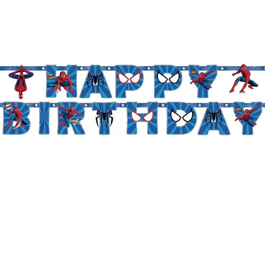 Spiderman Birthday Party Tablecloth Disposable Plastic Table Cover Tableware for Kids Birthday Party Baby Shower Decorations Good Vibrations