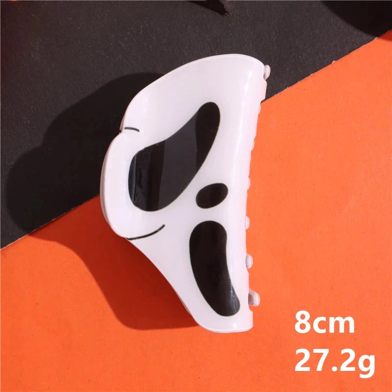 Halloween Hair Accessories Ghost Hair Clip for Women Girls Red Horns Hairpin Skull Claw Y2K Gothic Hair Jewelry 2023 New HangZhi Good Vibrations