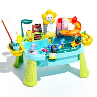 Children's kitchen toys electric fun water play water wash basin fishing dishwashing home role-playing baby early education toy Good Vibrations