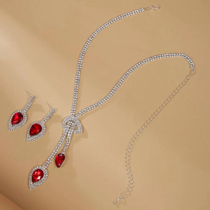 Fashion Necklace Earrings Set Dress Accessories Necklace Earrings Jewelry Set Wedding Dress Up Accessories Party Holiday Gift Good Vibrations Adult Super Store
