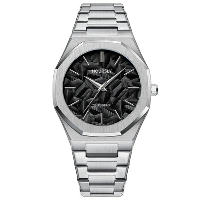 Watch For Men Original Top Brand All Black Stainless Steel Men's Wristwatch Classic Business Waterproof Japan Movement Good Vibrations