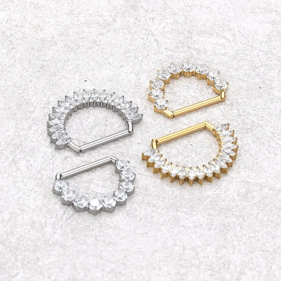 1Pc G23 Titanium Nipple Ring Women Girl Barbell Nipples Piercing Body Shield Jewelry Breast Accessories Good Vibrations