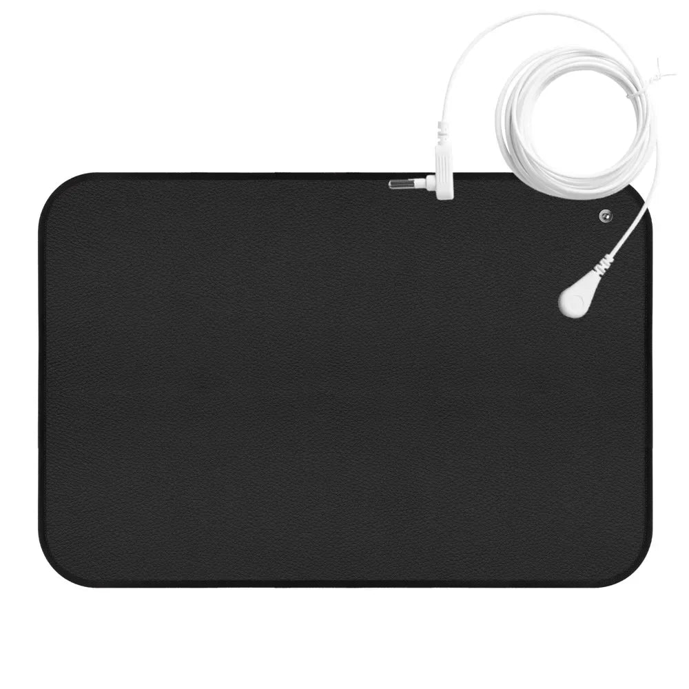Grounding Mat for Sleep Energy Pain Relief Inflammation Balance Wellness Earth Connected Therapy for Grounding Conductive Rug Good Vibrations