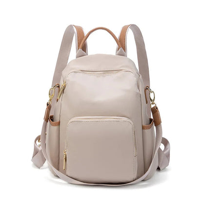 Women Backpack Fashion All-match Oxford Cloth Lady Business Travel Leisure Canvas Bag Girl Large-capacity Anti-theft Schoolbag Good Vibrations
