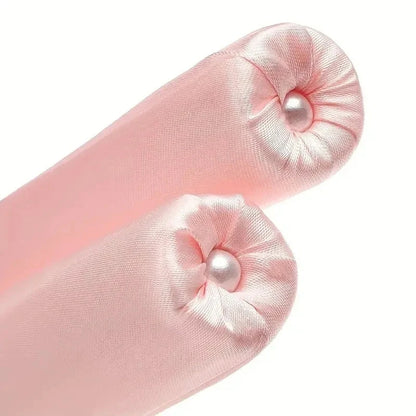 6Pcs Women No-Heat Curly Hair Stick Satin Sleep Cap Set Hair Clip and Ring Comb Sponge Hair Curler Suitable for All Hair Types Good Vibrations
