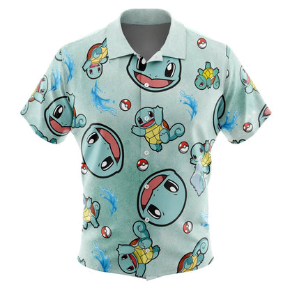 Zelda Spiritual Stones Zelda Button UpHawaiian ShirtFashion Trend Breathable Loose Versatile Casual Sports Summer Men Good Vibrations