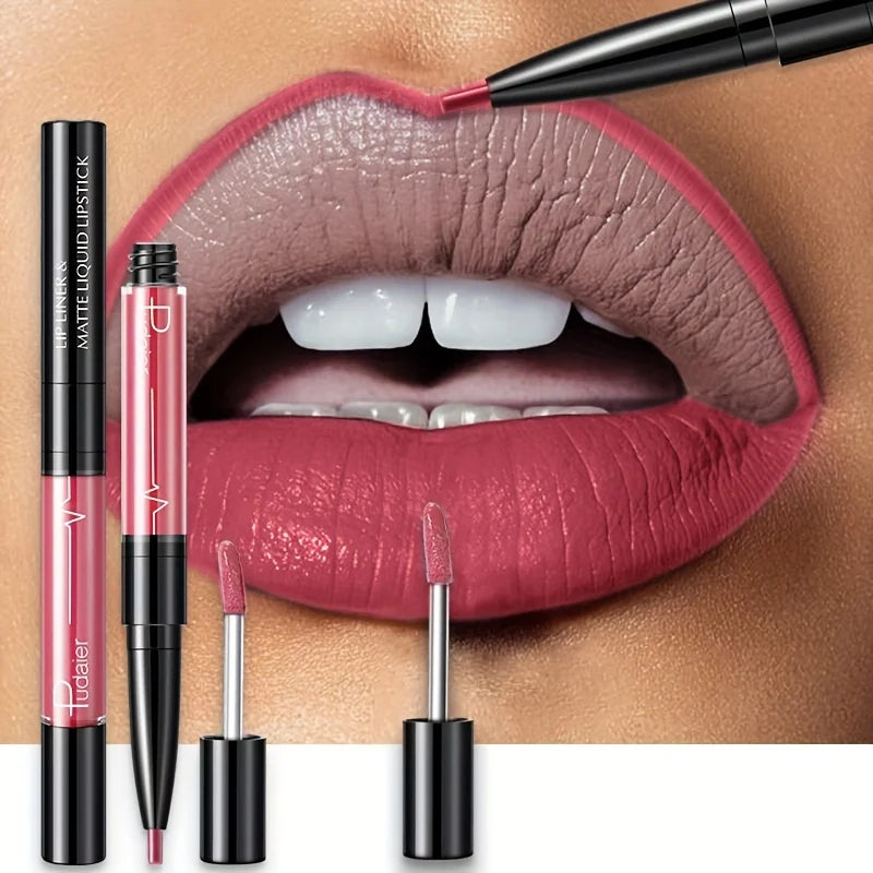 Ultra-Precise Waterproof Lip Liner - Lip Liners with High Pigment, Smooth, Sweatproof, Long-Lasting Wear for Perfect Lip Contour Good Vibrations