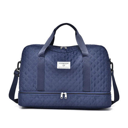 Lightweight Luggage Bag, Large Capacity Travel Duffle Bag Gym Tote Bags, Shoulder Weekender Overnight Bag Good Vibrations Adult Super Store