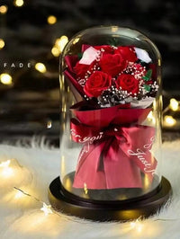 Forever Preserved Real Rose in Glass Dome Women Valentines Day Gifts Eternal Flower for Mother's Day Anniversary Birthday Good Vibrations Adult Super Store