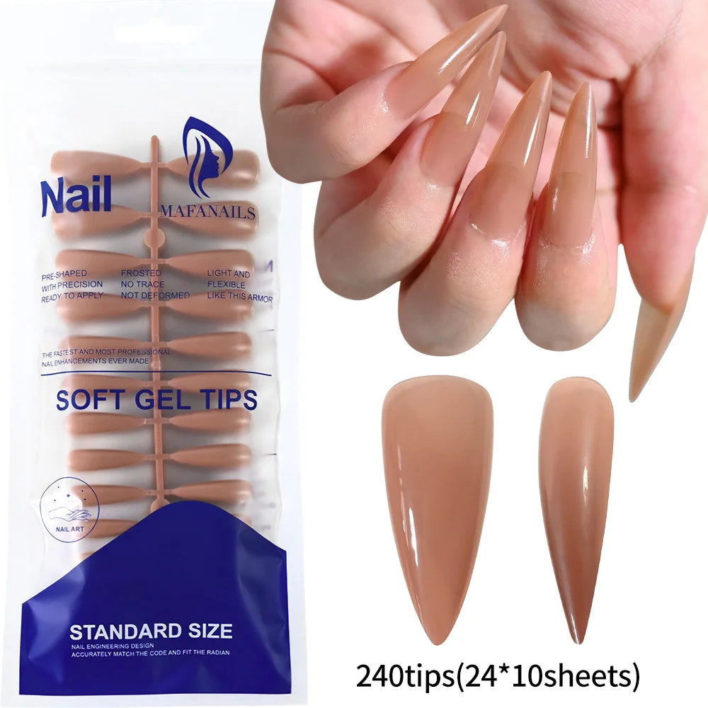 100Pcs Light Pink Press on Nails Short Medium Square Wearable Fake Nails Tips 10 sizes Full Cover False Nails Finger Decoration Good Vibrations