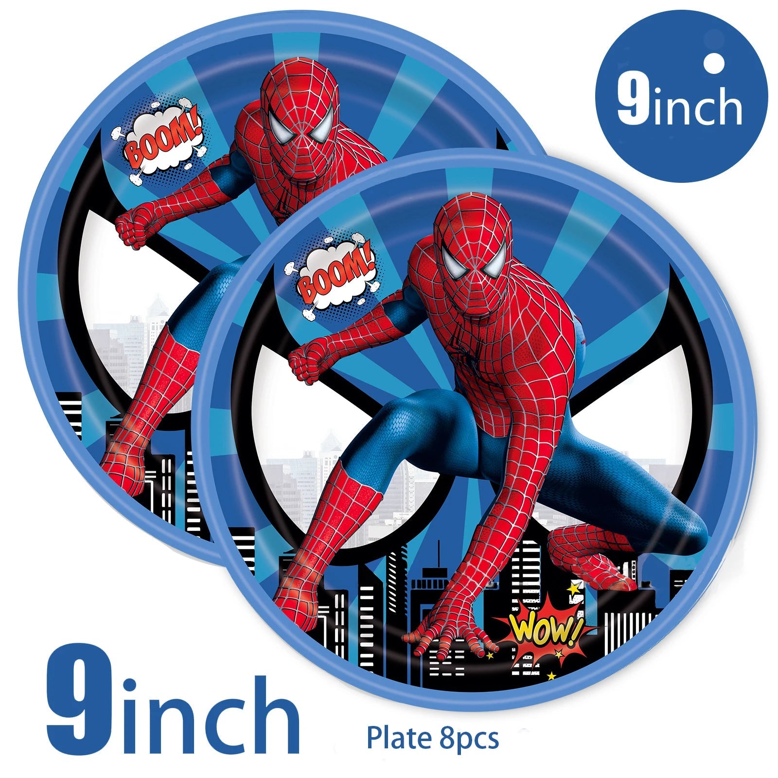 Spiderman Birthday Party Tablecloth Disposable Plastic Table Cover Tableware for Kids Birthday Party Baby Shower Decorations Good Vibrations