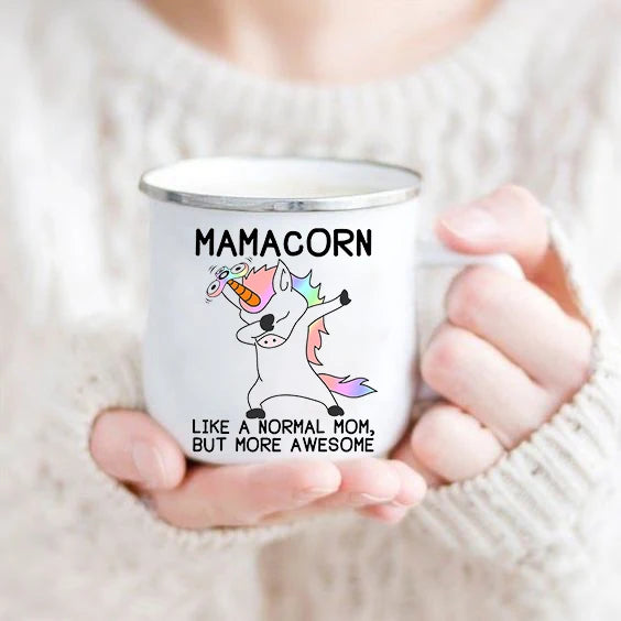 Mothers Day Gift for mom Mommy Birthday Gifts Best Mom Ever Mug Mommy Coffee Mugs Mother drink cup tea enamel cups Good Vibrations Adult Super Store