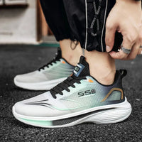 Men's tennis shoes, casual sneakers, breathable mesh shoes, lightweight neutral style, sports training shoes, men's shoes Good Vibrations