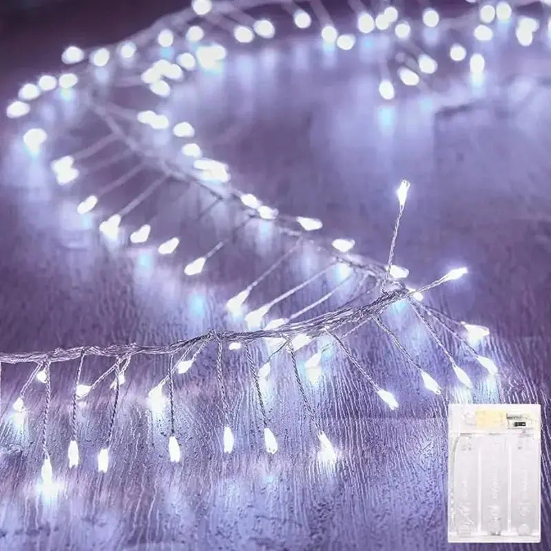 Christmas decorations 2024 String Light Xmas Tree Hanging Ornament Christmas supplies For DIY Wreath Home Weeding Indoor Outdoor Good Vibrations