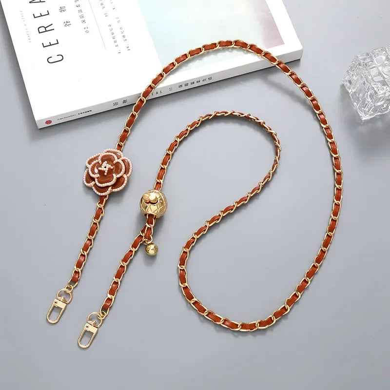 Camellia Cross Body Mobile Phone Chain Good Vibrations