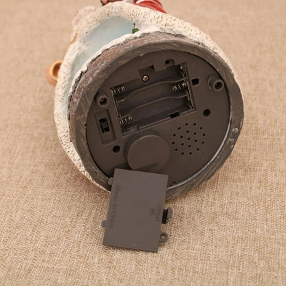 Christmas Ornament Decorations Christmas Resin Santa Snowmen Ornament With Lights Moving Train And Music Festive & Party Decor Good Vibrations