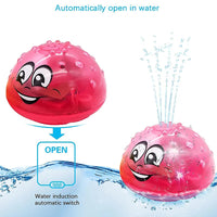 Bath Toy Ball Spray Light Rotating Shower Pool Children Toys Children Toddler Swimming Party Bathroom LED Light Toy Gift Good Vibrations