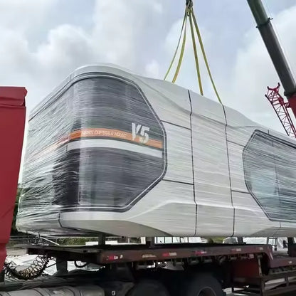 Tiny Homes Ready to Ship Steel Structure Building Sleep Pod Homes Capsule House Outdoor Hotel Room Good Vibrations