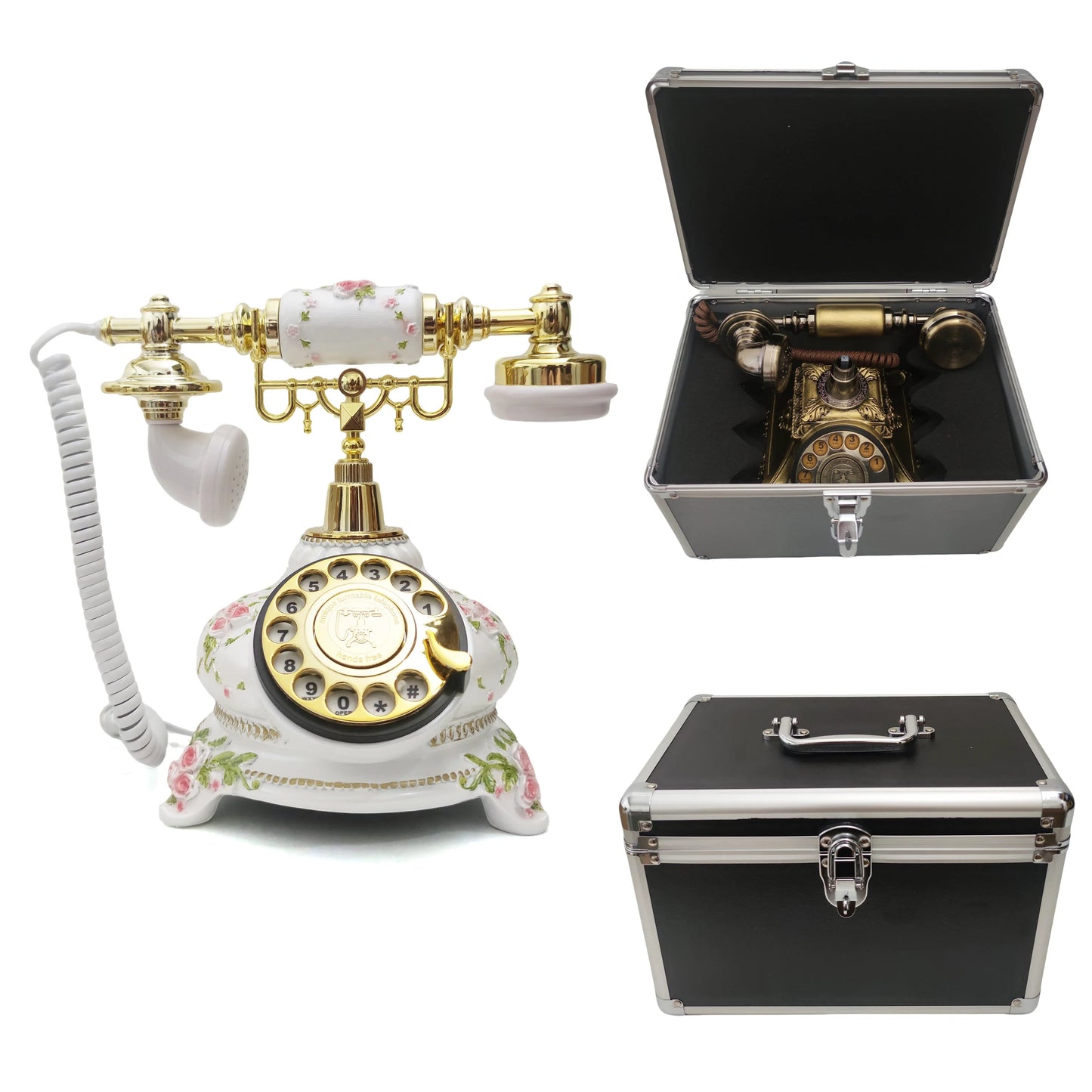 Wedding Audio Guest Book Telephone Classic Retro Rotary Craftsmanship Wedding Guestbook For Confessional Wedding Birthday Party Good Vibrations