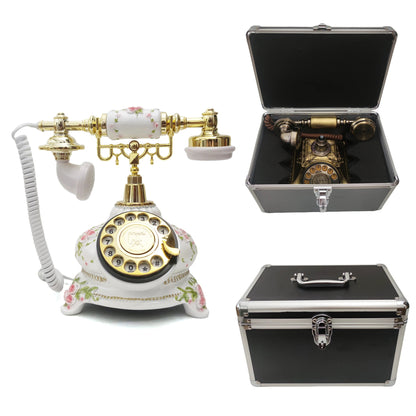 Wedding Audio Guest Book Telephone Classic Retro Rotary Craftsmanship Wedding Guestbook For Confessional Wedding Birthday Party Good Vibrations