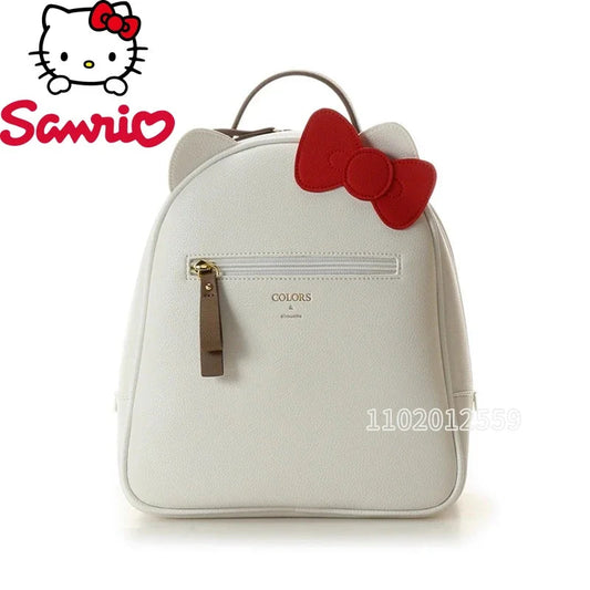 sanrio Hello Kitty New Women's Mini Backpack Luxury Brand Original Women's Backpack Cartoon Cute Casual Backpack High Quality Good Vibrations