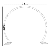 Wedding Flower Backdrop Stand Double Tube Arch Round Frame high quality Suitable for Wedding outside Photocall Background Decor Good Vibrations