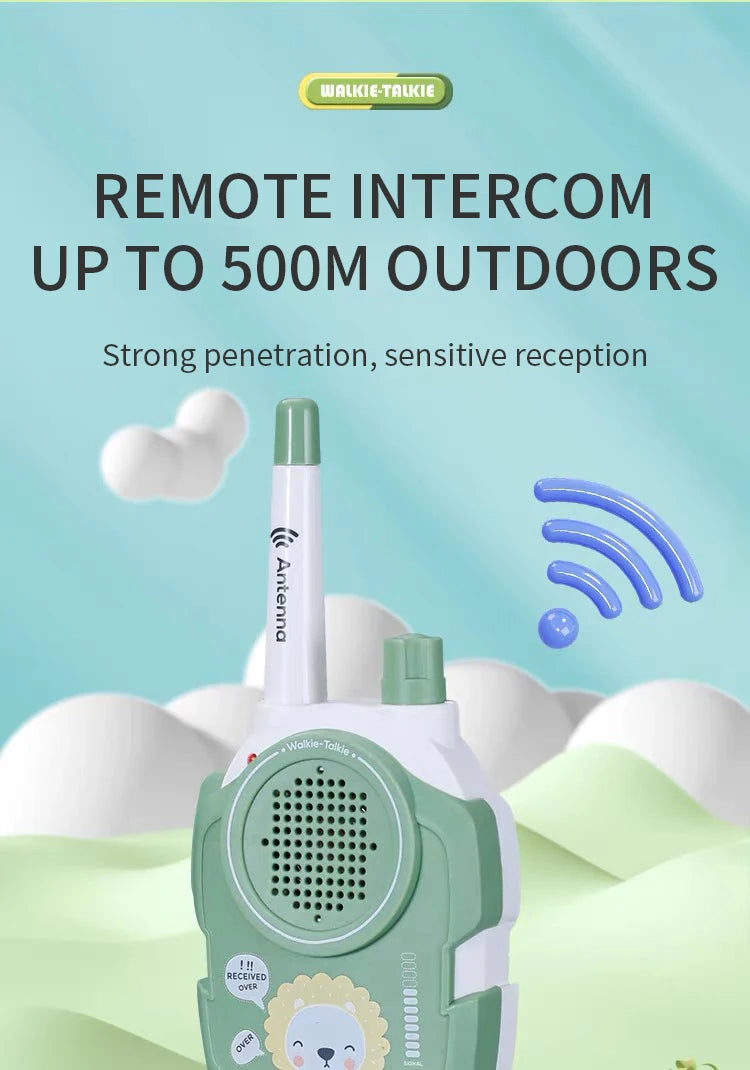Walkie-talkie mobile phone outdoor cute toy children parent-child intercom machine cartoon boys and girls educational toy gift Good Vibrations