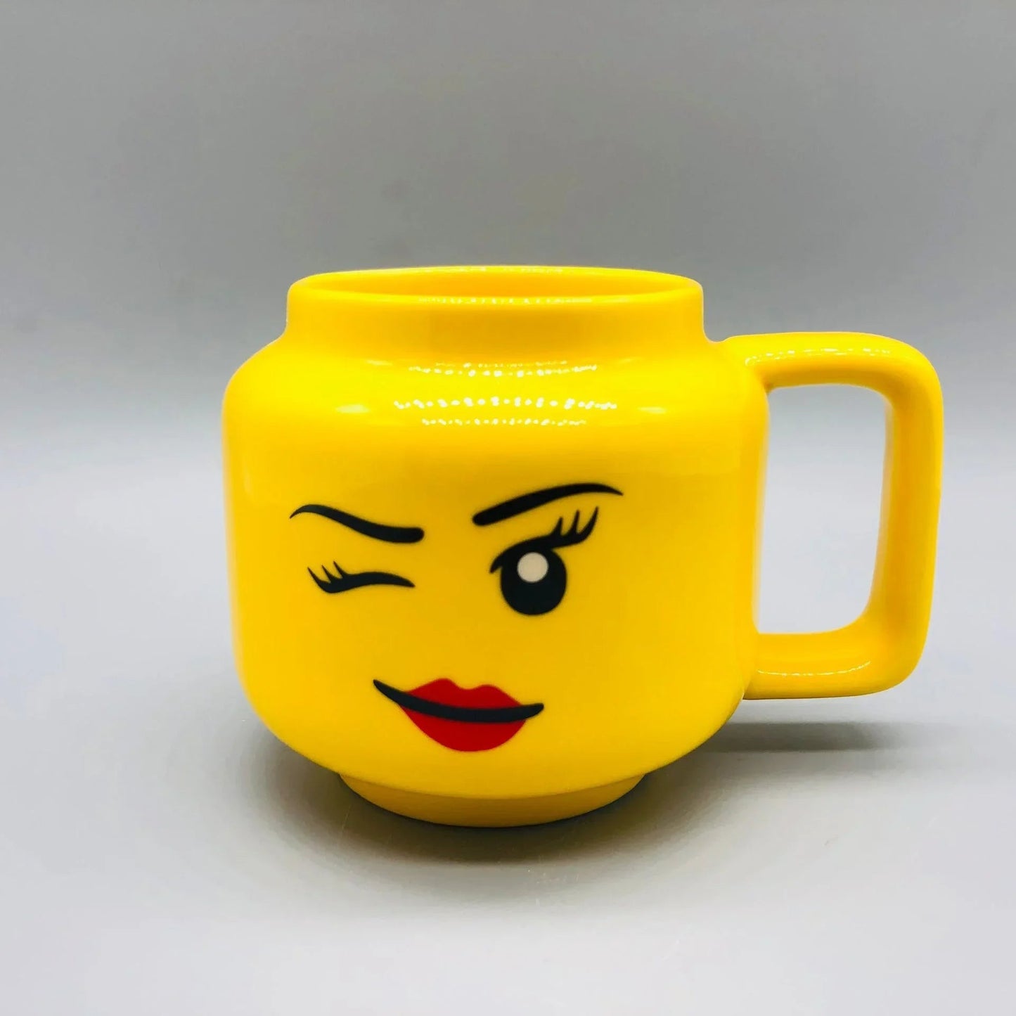Party Favor Gifts Cute Cartoon Mug for Coffee Milk Tea Ceramic Cup Drinkware with Creative Impish Expression Pattern Good Vibrations