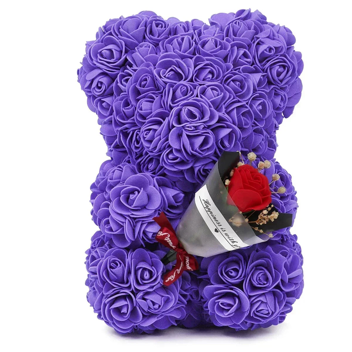 Rose Teddy Bear Artificial Flower Anniversary Valentines Day Birthday Gift Mothers Day Mom Gifts Girlfriend Birthday Gifts Women Good Vibrations