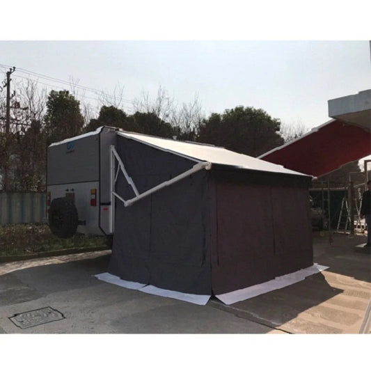 High Quality Portable Motorhome Camper Pop-Up Awnig Tent Double Layer PVC Polyester Fabric Aluminum Pole For Outdoor Camping Good Vibrations