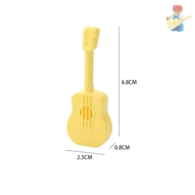 Big Building Blocks Play House Furniture Accessories Indoor Utensil Bed Compatible Large Bricks Assemble Toys Children Kids Gift Good Vibrations