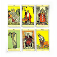 Russian Tarot Cards 78 Tarot Deck With Paper Guidebook,Classic Design For Beginners & Pros, Ideal For Divination, Meditation