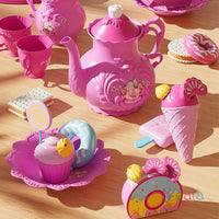 Birthday Cake Toy Play Food Set Realistic Simulation Blowing Candle Kids Pretend Play Dessert Fruit DIY Toy Birthday Gift Good Vibrations