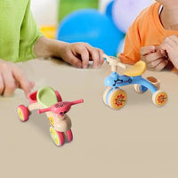 Small Tricycle Assembly Tricycle Toy Creative Inertia Tricycle Push And Go Vehicle For Boys And Girls Fine Motor Skill Toy Car Good Vibrations