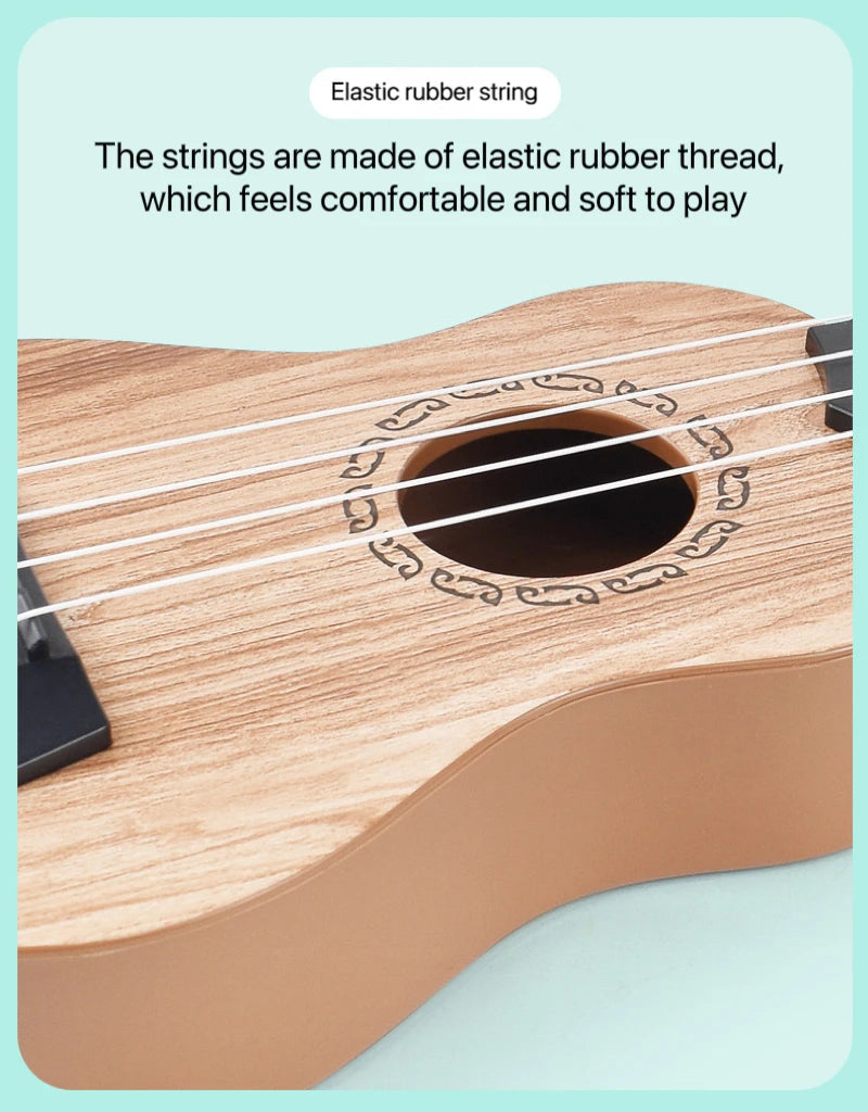 35cm Children Guitar Toy Can Be Used To Play Elementary Instruments With Paddles Simulating Yukrili Music Toys Good Vibrations