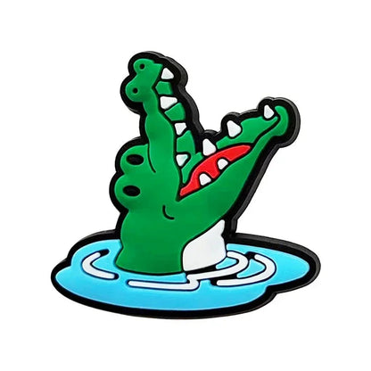 Shoe Charms for Crocs Accessories
 Animal Shoes Charm for Croc Decorations Pins Men Accessory Jeans Woman Clogs Clips Badges Good Vibrations