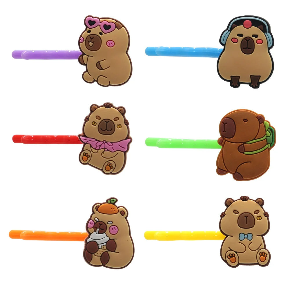 Cartoon Capybara Birthday Party Decoration Disposable Tableware Cup Plate Napkins Tablecloth Banner Baby Shower Party Supplies Good Vibrations